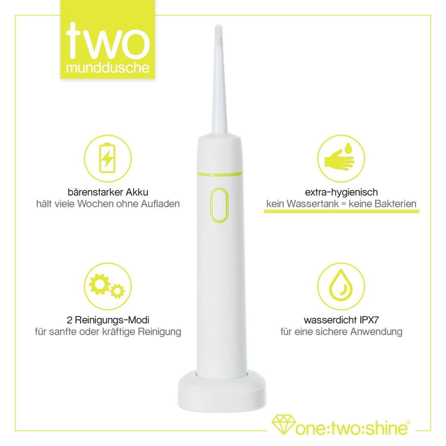 Munddusche TWO Lime-Green